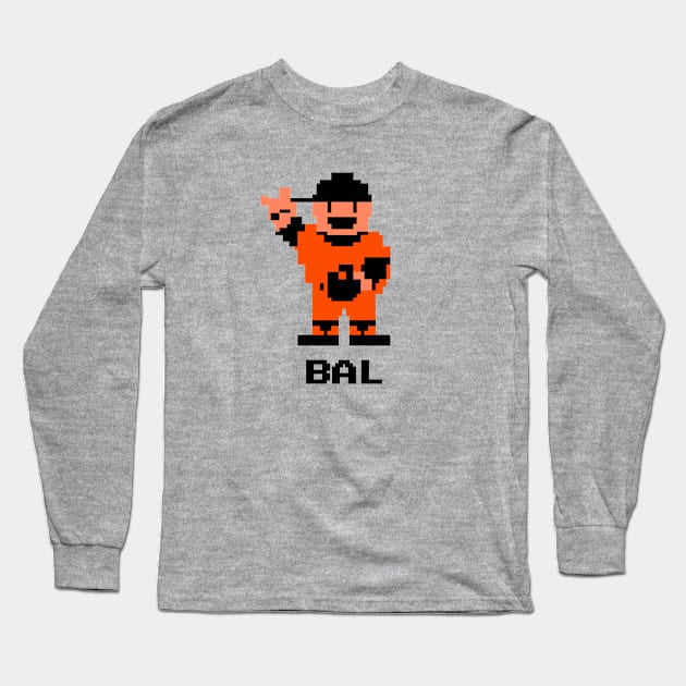 R.B.I. Baseball - Baltimore Long Sleeve T-Shirt by The Pixel League